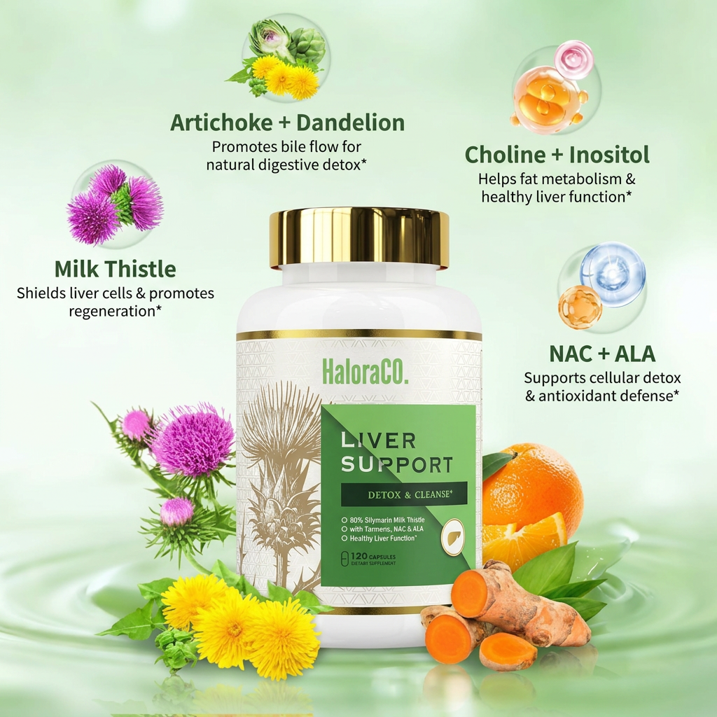 HaloraCO Liver Cleanse Detox, Repair & Support VIP