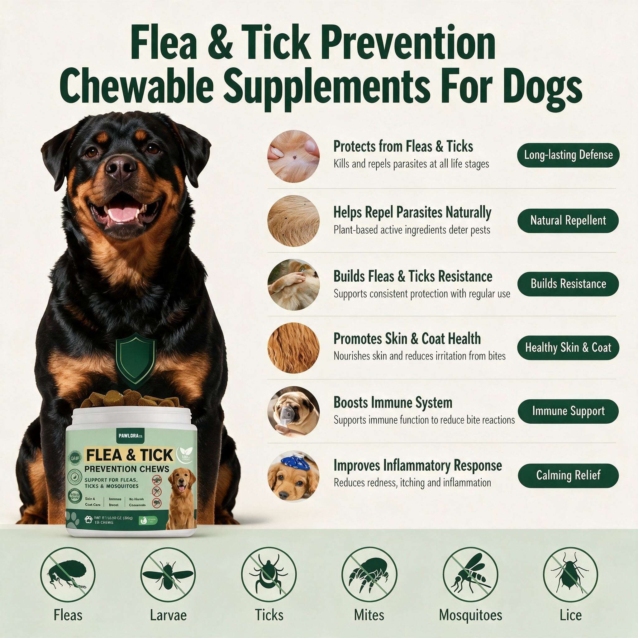 InnerGuard™ 6-in-1 Flea & Tick Chew