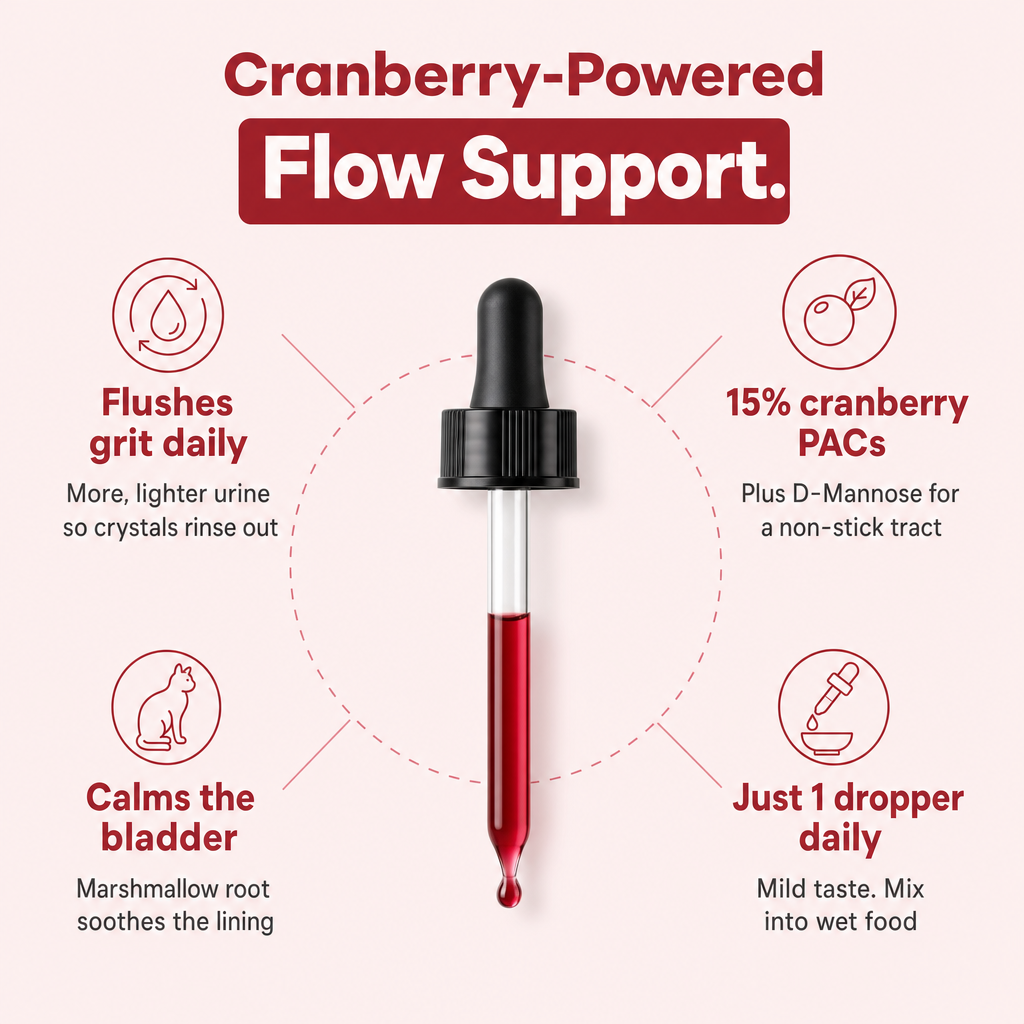 Cranberry-powered flow support